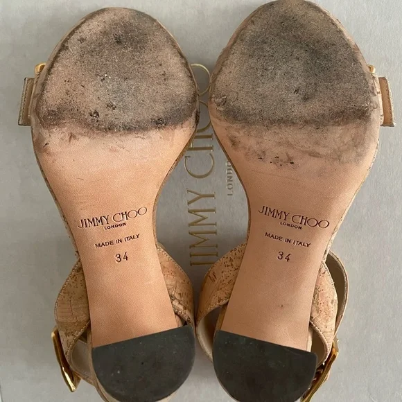 Jimmy Choo Dacha 85 Sandal, Size 34 EU - Picture 8 of 12